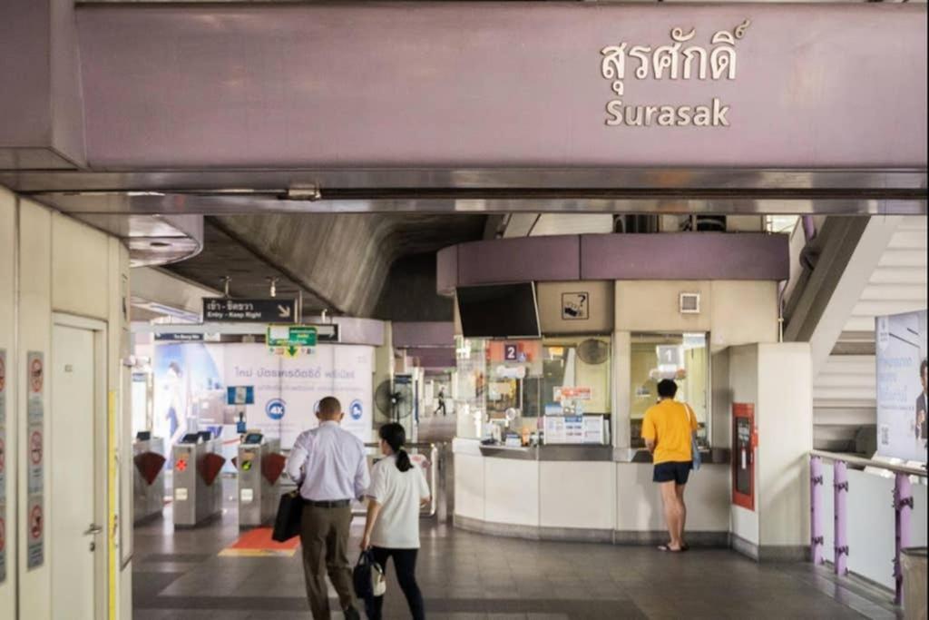 P1 Silom Pan Large Room Full Kitchen Wifi 4-6Pax Банкок Екстериор снимка